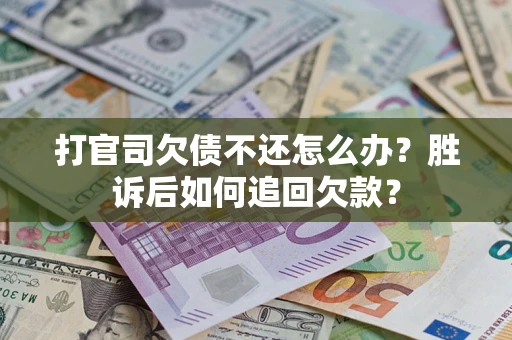 武汉打官司欠债不还怎么办？胜诉后如何追回欠款？