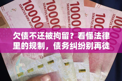 武汉欠债不还被拘留？看懂法律里的规制，债务纠纷别再徒劳奔波