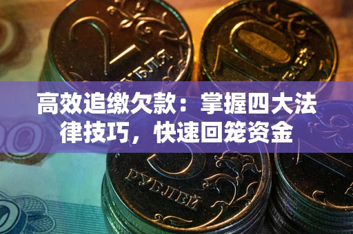 武汉高效追缴欠款：掌握四大法律技巧，快速回笼资金