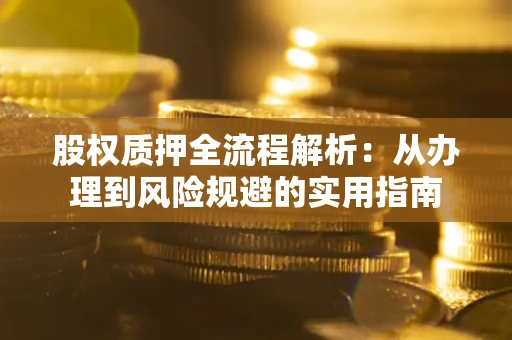 武汉股权质押全流程解析：从办理到风险规避的实用指南