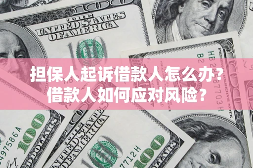 武汉担保人起诉借款人怎么办？借款人如何应对风险？