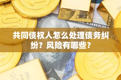 武汉共同债权人怎么处理债务纠纷？风险有哪些？
