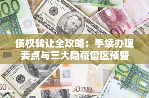 武汉债权转让全攻略：手续办理要点与三大隐藏雷区预警
