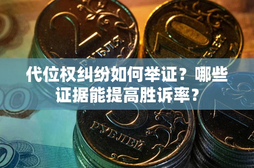 武汉代位权纠纷如何举证？哪些证据能提高胜诉率？