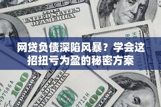 武汉网贷负债深陷风暴？学会这招扭亏为盈的秘密方案