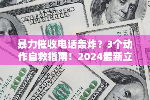 武汉暴力催收电话轰炸？3个动作自救指南！2024最新立案标准全解析