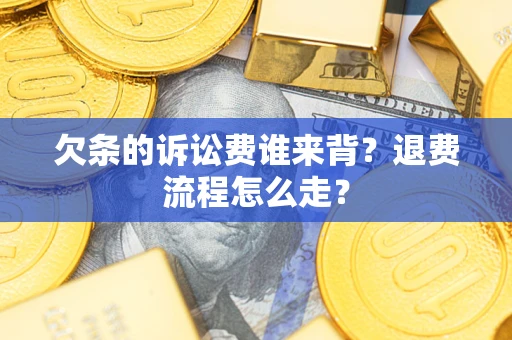 武汉欠条的诉讼费谁来背？退费流程怎么走？
